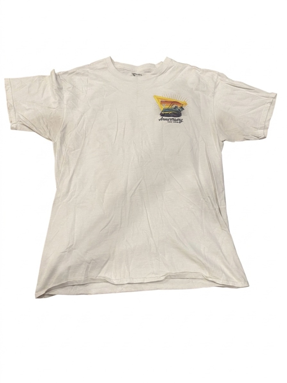 In-N-Out Burger 70th Anniversary T Shirt Large White 1948-2018 Ferris Wheel Tee
